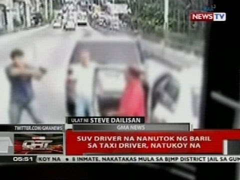 QRT: SUV driver na nanutok ng baril sa taxi driver, natukoy na