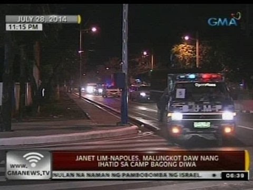 Napoles, isang linggo sa Camp Bagong Diwa isolation room na malapit sa selda ni Atty. Gigi Reyes