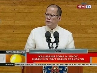 Tải video: BT: Ikalimang SONA ni PNoy, umani ng iba't ibang reaksyon