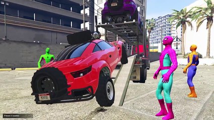 Learn Colors for Children with Off Road Cars Colours for Kids to Learn