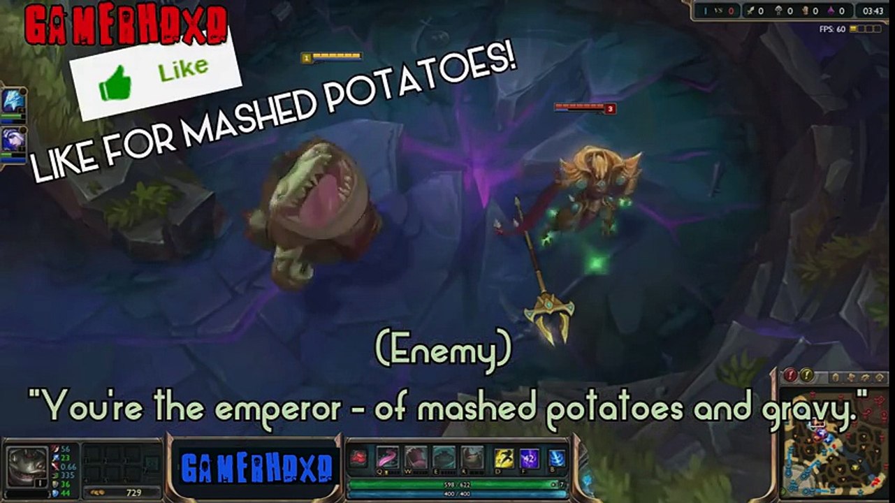 League Of Legends Tahm Kench Secret Interactions
