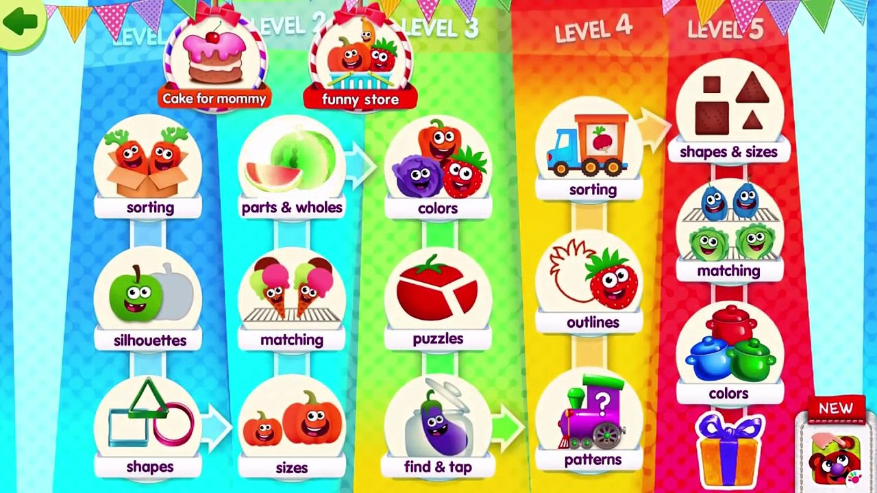 Funny Food Kindergarten & Preschool Learning Games For Toddlers & Kids by Mage