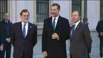 Felipe VI, Rajoy y los representantes autonómicos llegan a la Conferencia de Presidentes