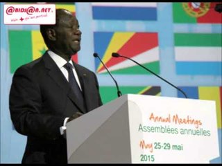 BAD : l'allocution du président ivoirien, Alassane Ouattara