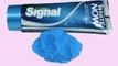 DIY How to make Slime with Signal Toothpaste and Glue,How to make Toothpaste and Salt Slim