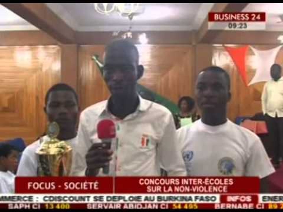 Business 24  / Focus Eco - Concours inter écoles sur la non violence