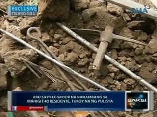 Saksi: Abu Sayyaf group na nanambang sa mahigit 40 residente, tukoy na ng pulisya