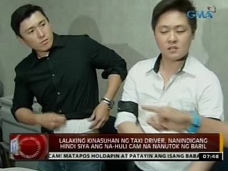 24Oras: Lalaking kinasuhan ng taxi driver, nanindigang hindi siya ang na-hulicam na nanutok ng baril