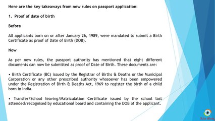 New Rules To Apply For An Indian Passport