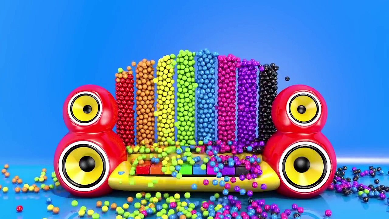 Learn Colors for Toddlers Kids Babies with A Lot of 3D Candy