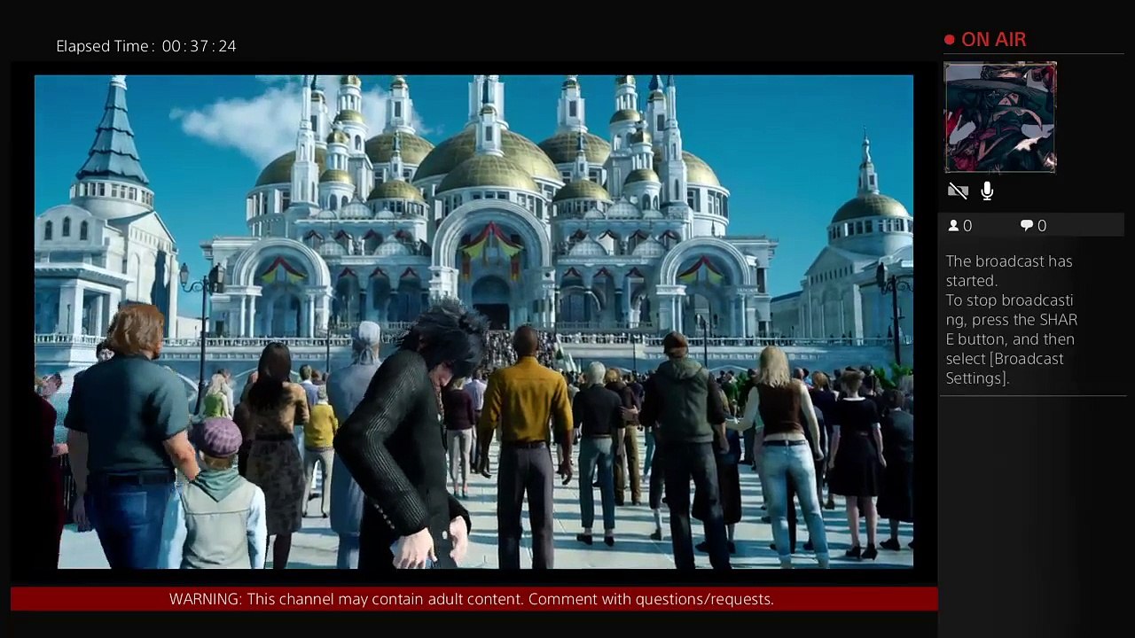 Late night with Final Fantasy XV - story progession (14)