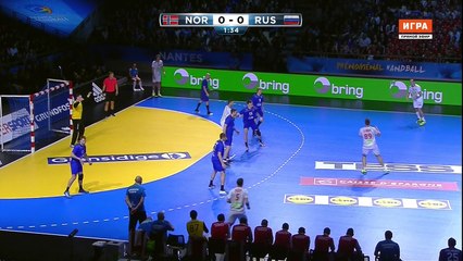 ЧМ по гандболу 2017. Россия - Норвегия. 1 тайм