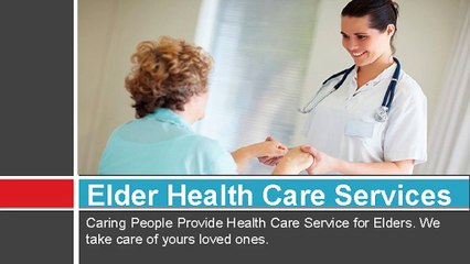 Elderly Care Services by Professionals