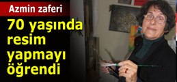 70 yaşında resim yapmayı öğrendi