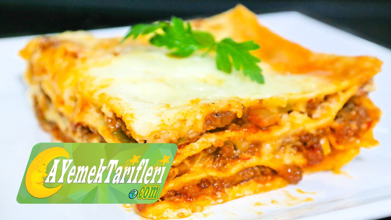 Beşamel Soslu Kıymalı Lazanya Nasıl Yapılır? | Beşamel Soslu Kıymalı Lazanya Tarifi