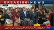 PMLN Leaders Media Talk Outside SC - 17th January 2017