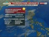 NTVL: Weather update as of 4:19 p.m. (August 02, 2014)