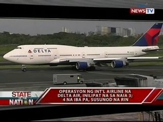 SONA: Operasyon ng Int'l Airline na Delta Air, inilipat na sa NAIA 3