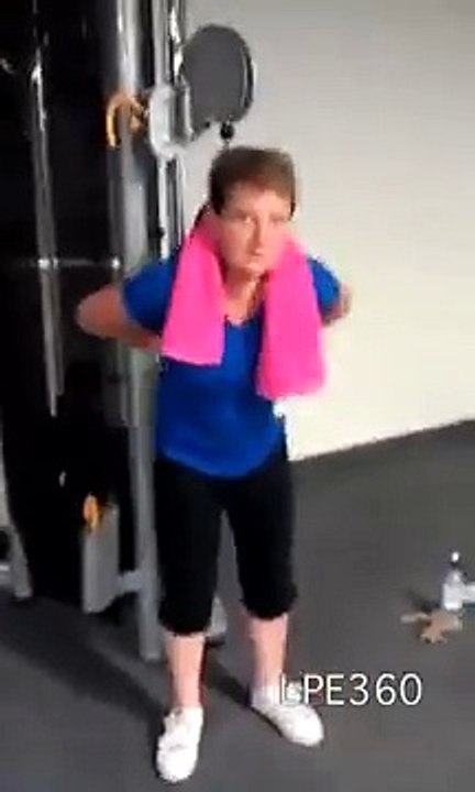 Woman Exercise Fail hahhah
