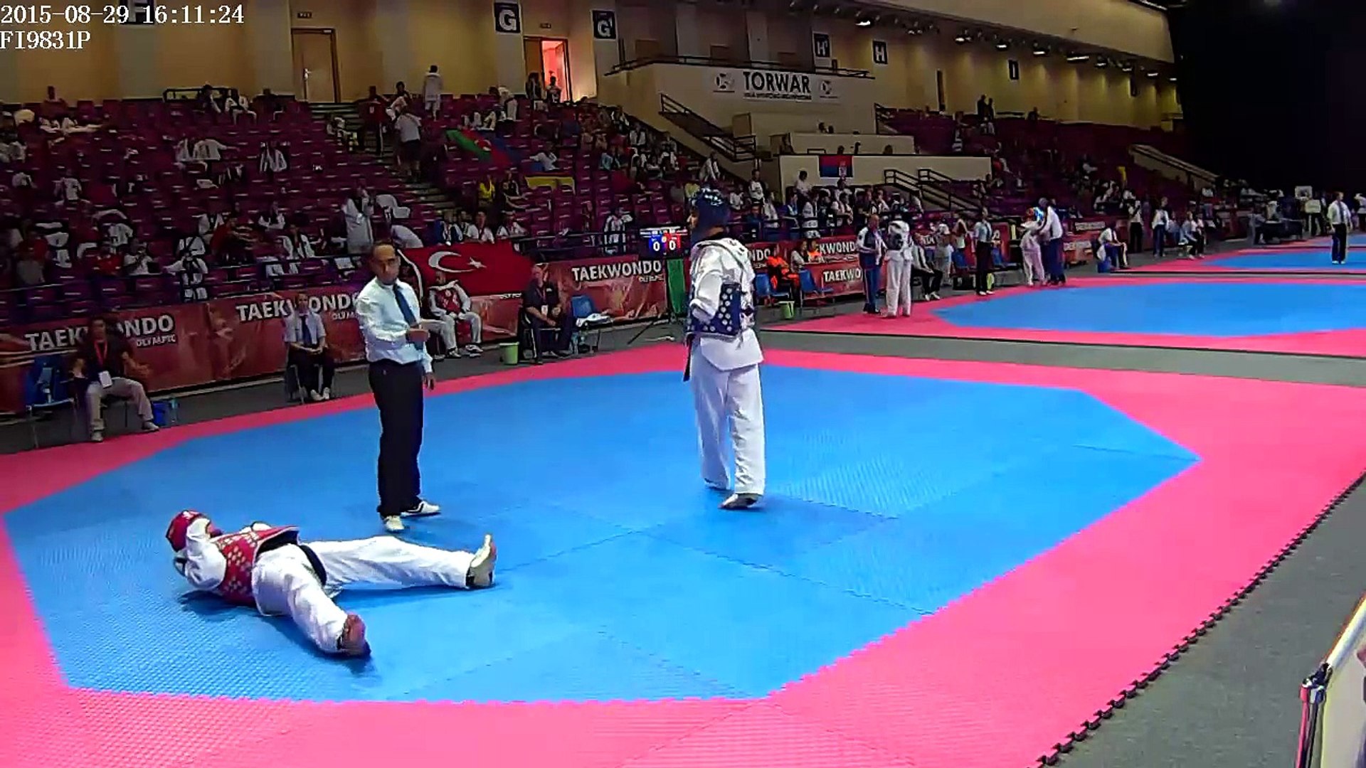 317 - OBIDJONOV (UZB) vs MEDELL (USA) - K44 Male +75kg Quarter Final