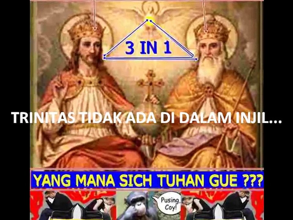 [26] Fakta ! TERNYATA TRINITAS TIDAK ADA DALAM INJIL ׃ “Inilah Sejarah Yang Sengaja Di Sembunyikan Gereja !“