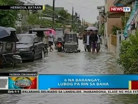 BP: 6 na barangay sa Bataan, lubog pa rin sa baha