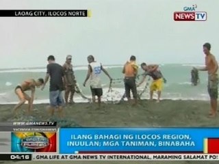BP: Ilang bahagi ng Ilocos Region, inuulan