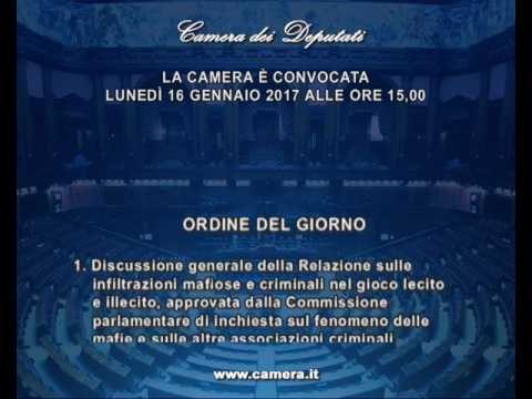Roma - Camera - 17^ Legislatura - 724^ seduta (16..01.17)