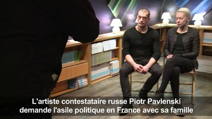 L'artiste russe Piotr Pavlenski demande l'asile en France