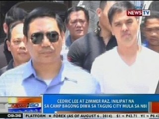 NTG: Cedric Lee at Zimmer Raz, nailipat na sa Camp Bagong Diwa sa Taguig