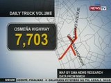 NTG: Quirino Avenue at Osmeña Highway, kabilang sa pinakadinadaanan ng mga truck