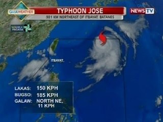 Download Video: NTG: Typhoon Jose, nakalabas na ng PAR