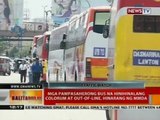 BT: Mga pampasaherong bus na hinihinalang colorum at out-of-line, hinarang ng MMDA
