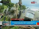 BP: Chopper ng Air Force, bumagsak sa Marawi City; hindi bababa sa 2 sugatan
