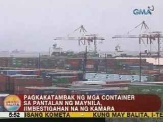 UB: Pagkakatambak ng mga container sa pantalan ng Maynila, iimbestigahan na ng Kamara