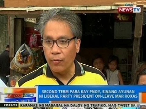 NTG: 2nd term para kay PNoy, sinang-ayunan ni LP President on-leave Mar Roxas