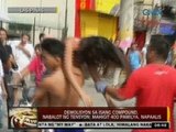 Demolisyon sa isang compound sa Las Piñas, nabalot ng tensyon; mahigit 400 pamilya, napaalis