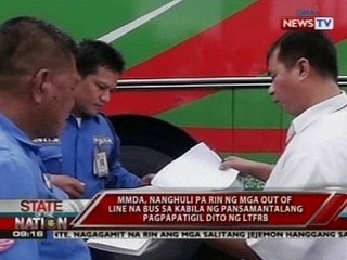 SONA: MMDA, nanghuhuli pa rin ng mga out of line na bus