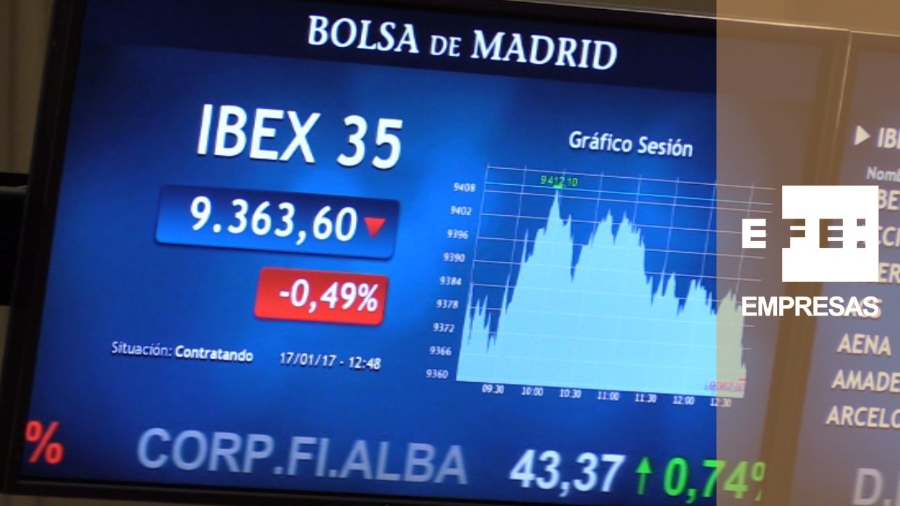 La Bolsa española mantiene las pérdidas pendiente del discurso de la primera ministra británica sobre el “brexit