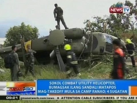 NTG: Sokol combat utility helicopter, bumagsak ilang sandali matapos mag-takeoff