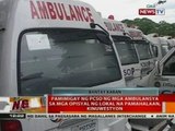 Pamimigay ng PCSO ng mga ambulansya sa mga opisyal ng lokal na pamahalaan, kinuwestyon
