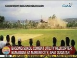 UB: Bagong Sokol combat utility helicopter, bumagsak sa Marawi City; 4 sugatan