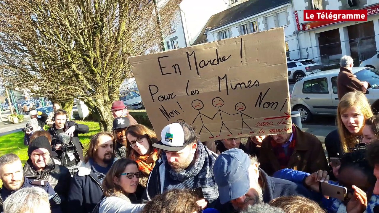 Pontivy. Macron face aux opposants des projets miniers