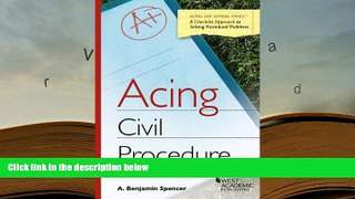 PDF [FREE] DOWNLOAD  Acing Civil Procedure (Acing Series) READ ONLINE