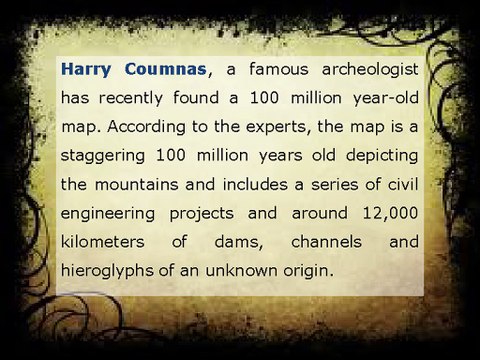 Harry Coumnas Has Decoded A 100 Million Year Old Map of Egypt