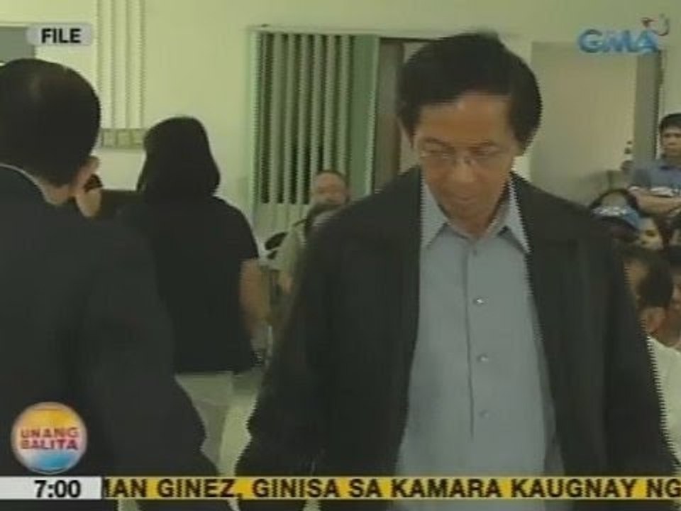 UB: Ret. Maj. Gen. Jovito Palparan, kinunan na ng mugshot at fingerprints