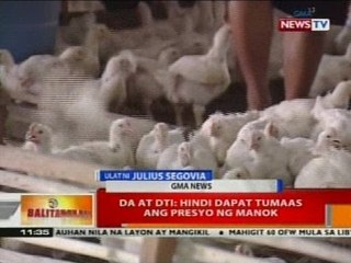 DA at DTI: Hindi dapat tumaas ang presyo ng manok