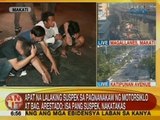 UB: 4 na lalaking suspek sa pagnanakaw ng motorsiklo at bag sa Makati, arestado