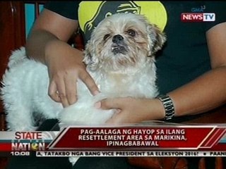 SONA: Pag-aalaga ng hayop sa ilang resettlement area sa Marikina, ipinagbabawal