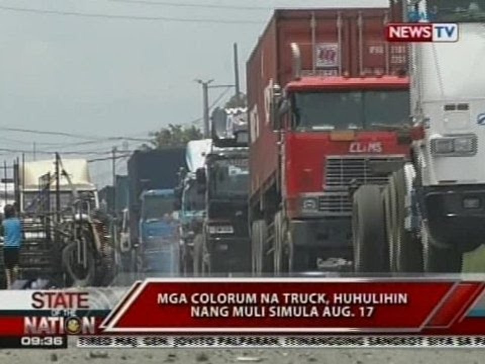SONA: Mas mataas na multa sa mga colorum at out-of-line na sasakyan, ipatutupad